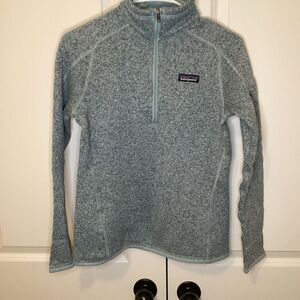 Ladies Patagonia 1/4 zip Better‎ Sweater small gray